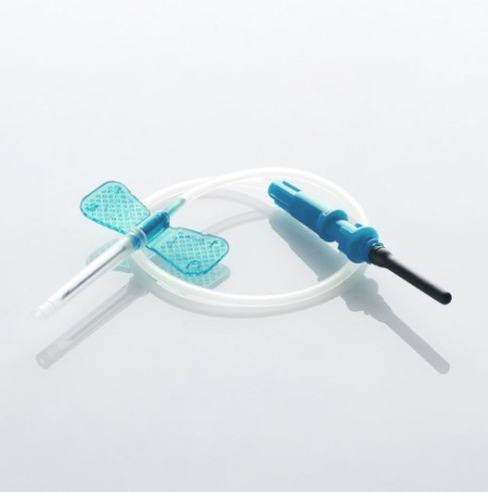 Игла-бабочка 23G x 3/4'' x 7'' 0.6мм х 19 мм, длина трубки 19 см